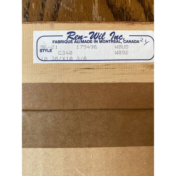 Framed Still Life Pears Print 16" x 16" Ren-Wil Inc. - Picture 6 of 6